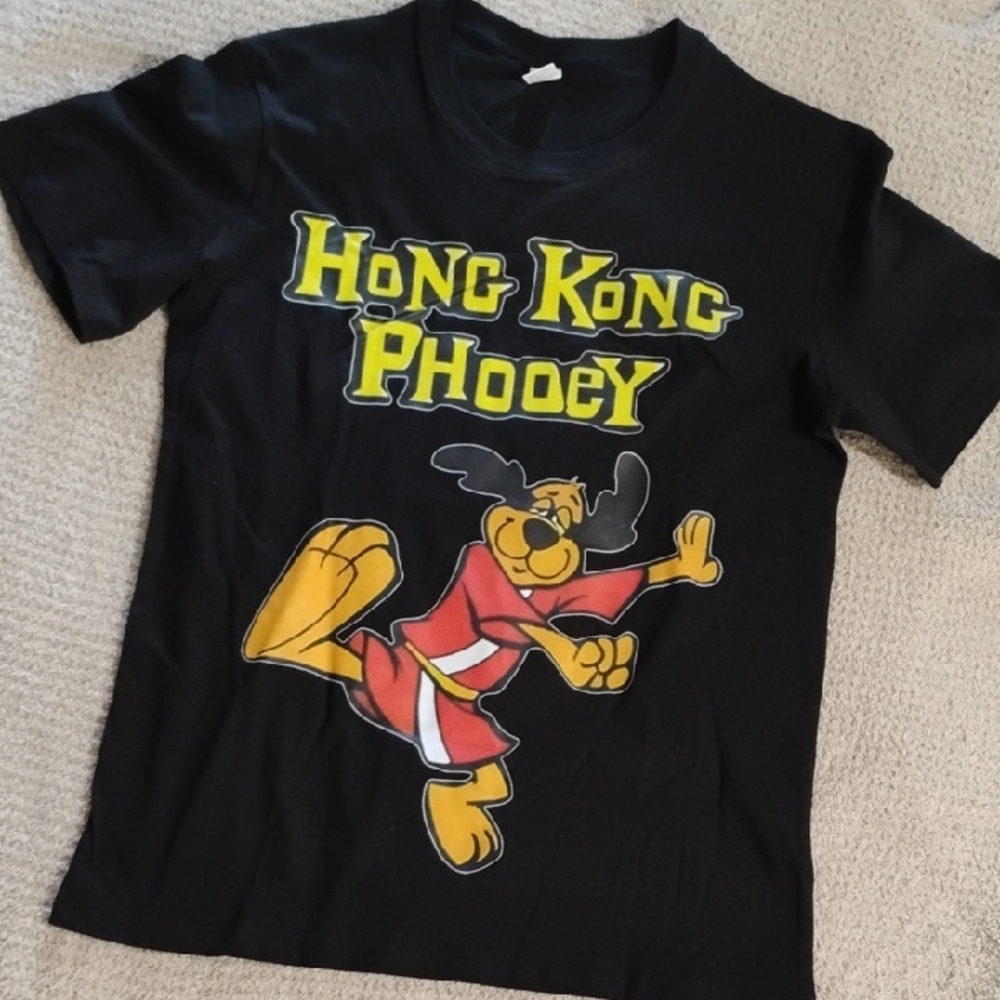 Hong Kong Phooey Black Womans T-Shirt